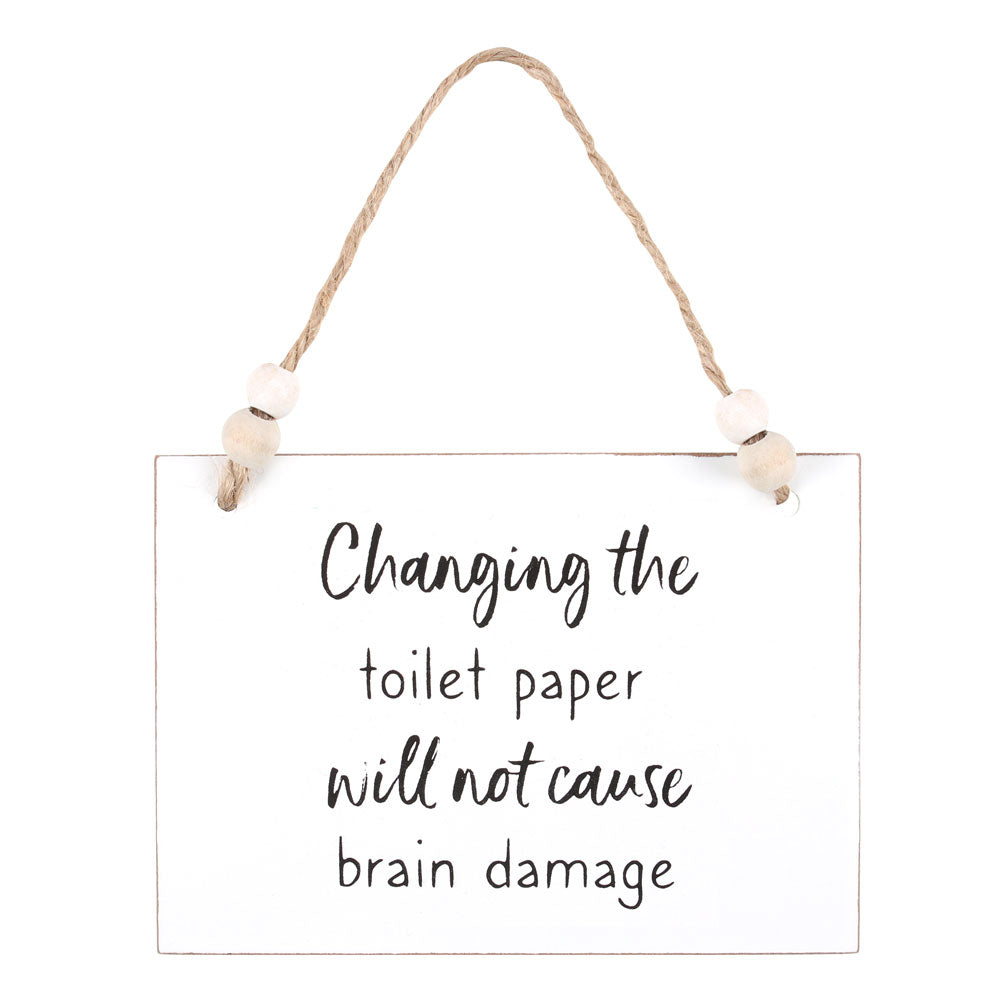 View Changing The Toilet Paper Hanging Sign information