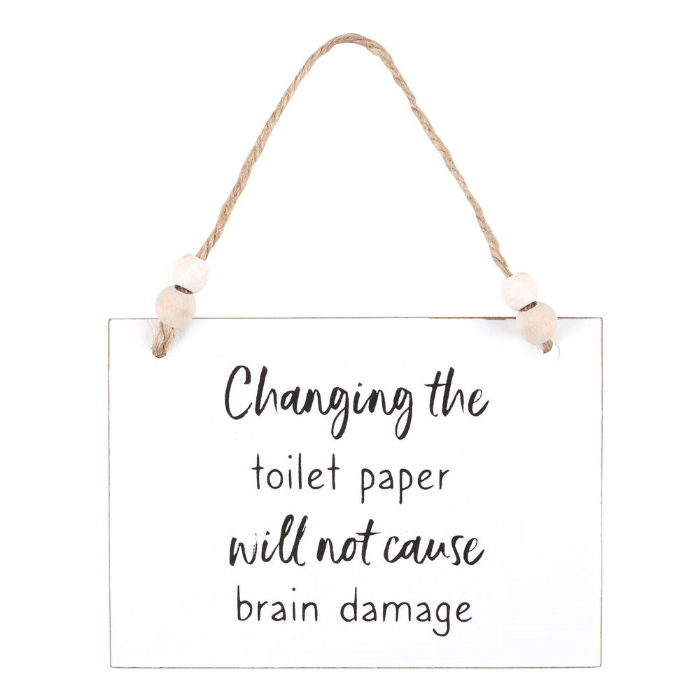 View Changing The Toilet Paper Hanging Sign information