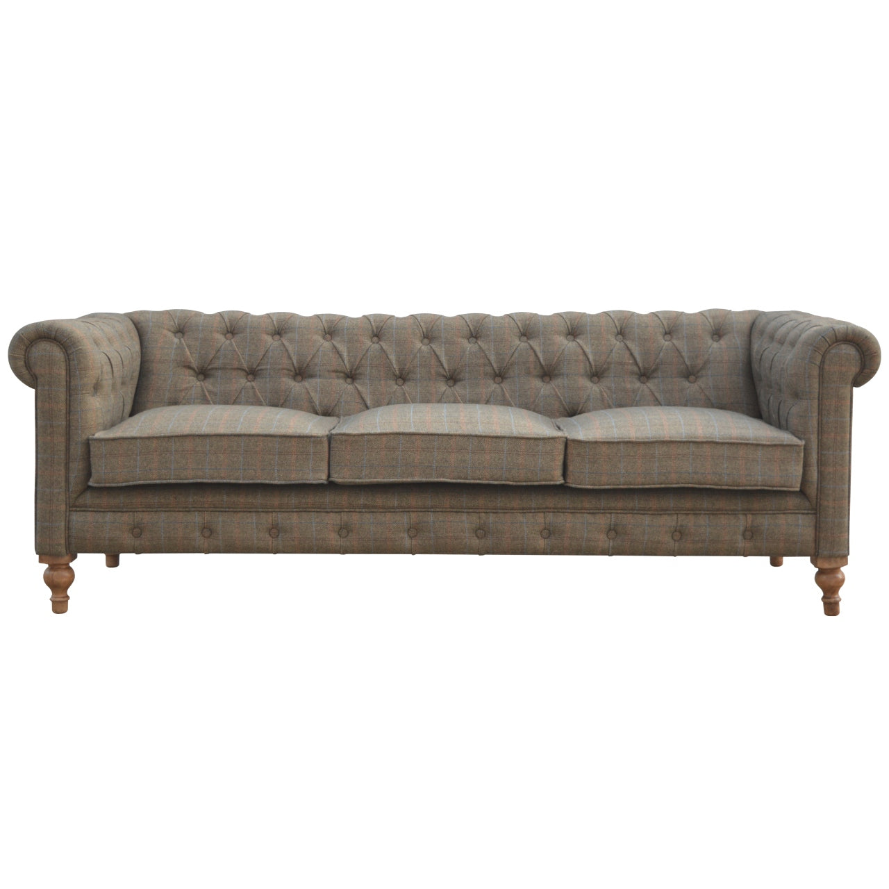 View Multi Tweed 3 Seat Chesterfield information