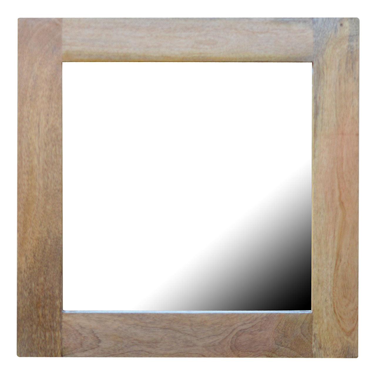 View Square Wooden Frame with Mirror information