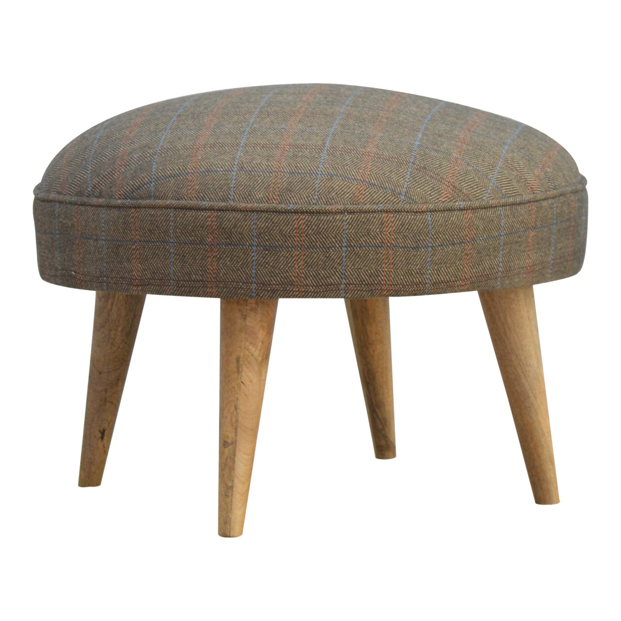 View Multi Tweed Nordic Style Footstool information