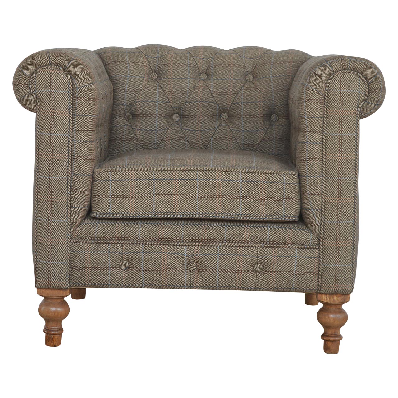 View Chesterfield Multi Tweed Armchair information