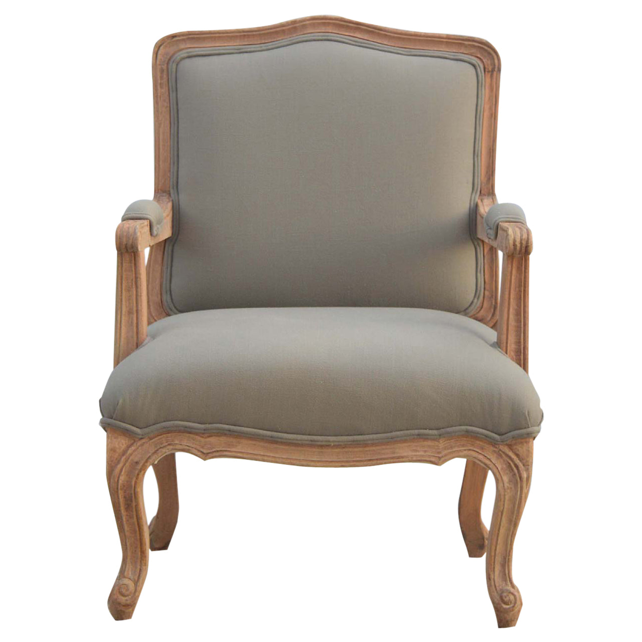 View French Style Upholstered Armchair information