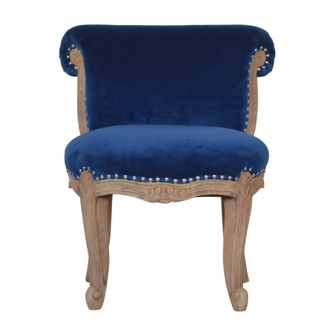 View Royal Blue Studded Chair information