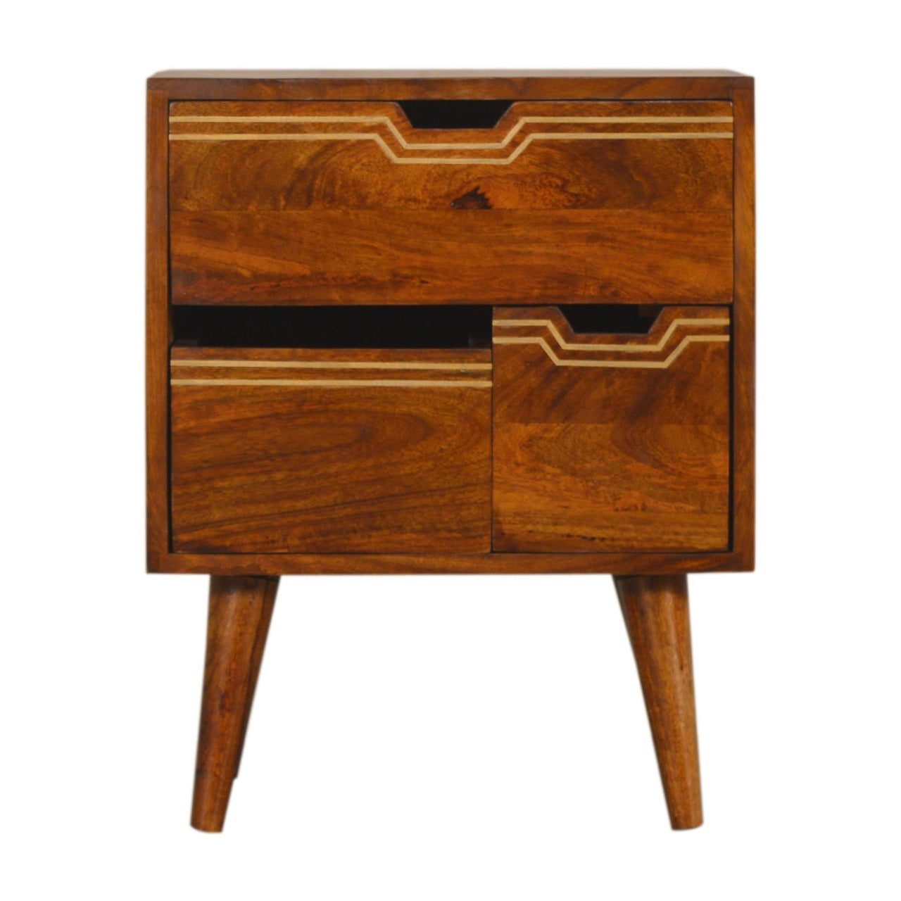 View Multi Drawer Chestnut Bedside information