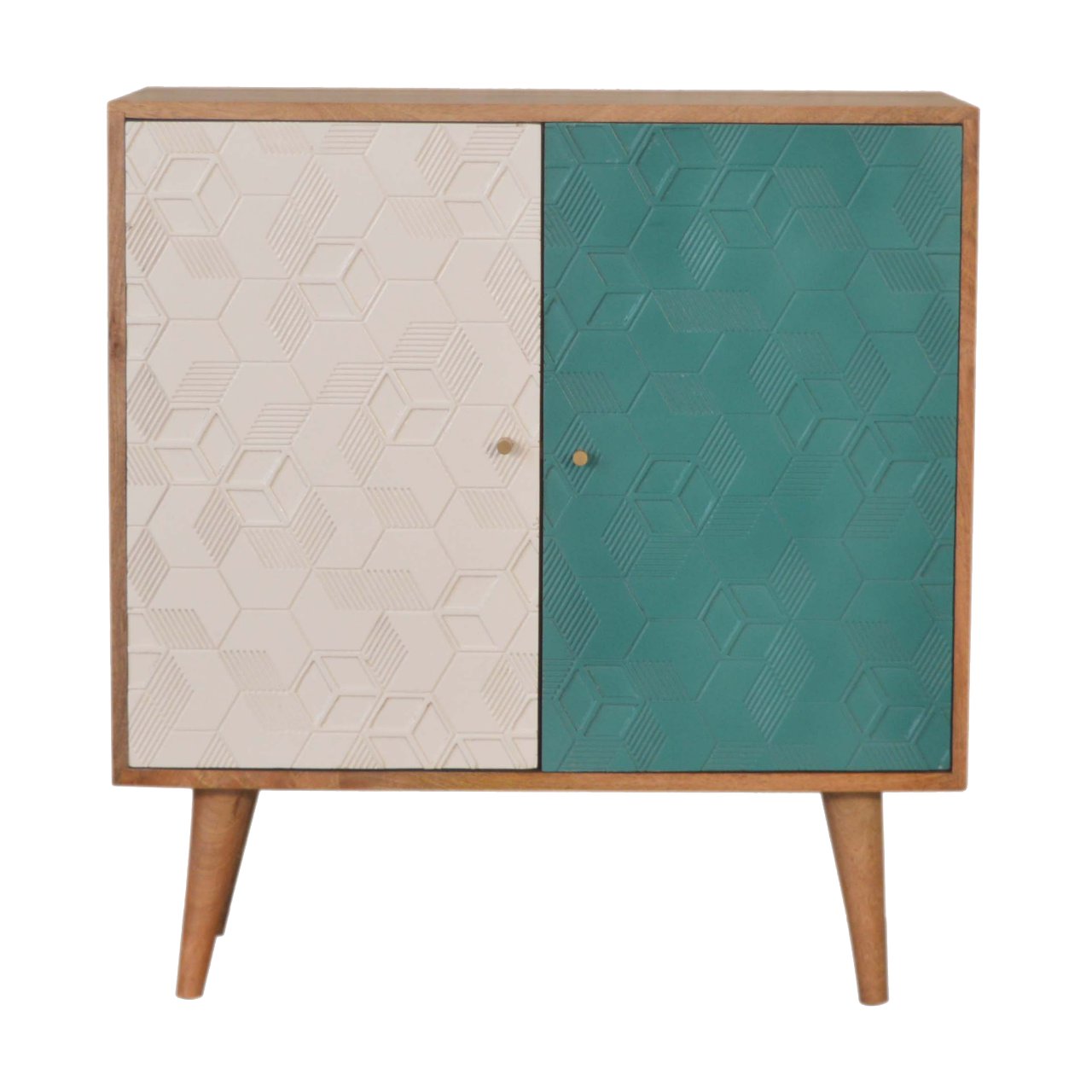 View Acadia Teal and White Cabinet information