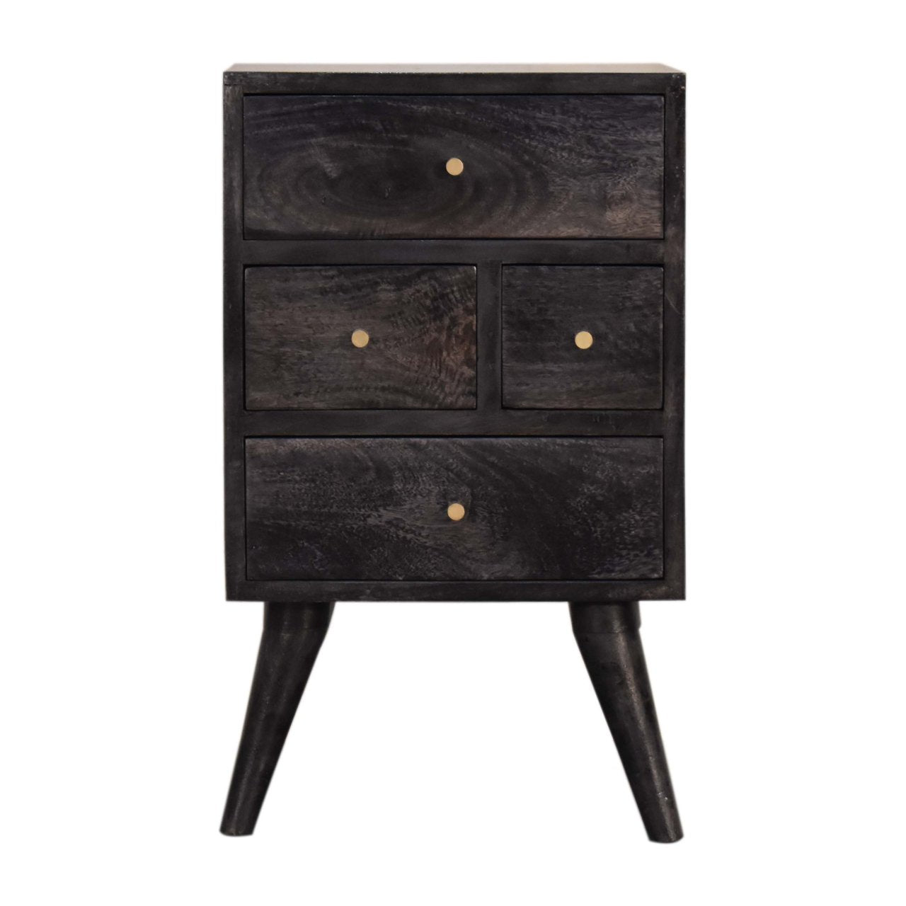 View Multi Drawer Ash Black Bedside information