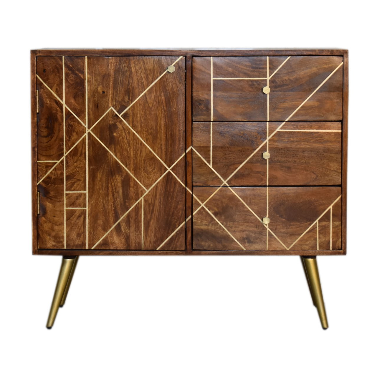 View Chestnut Inlay Abstract Sideboard information