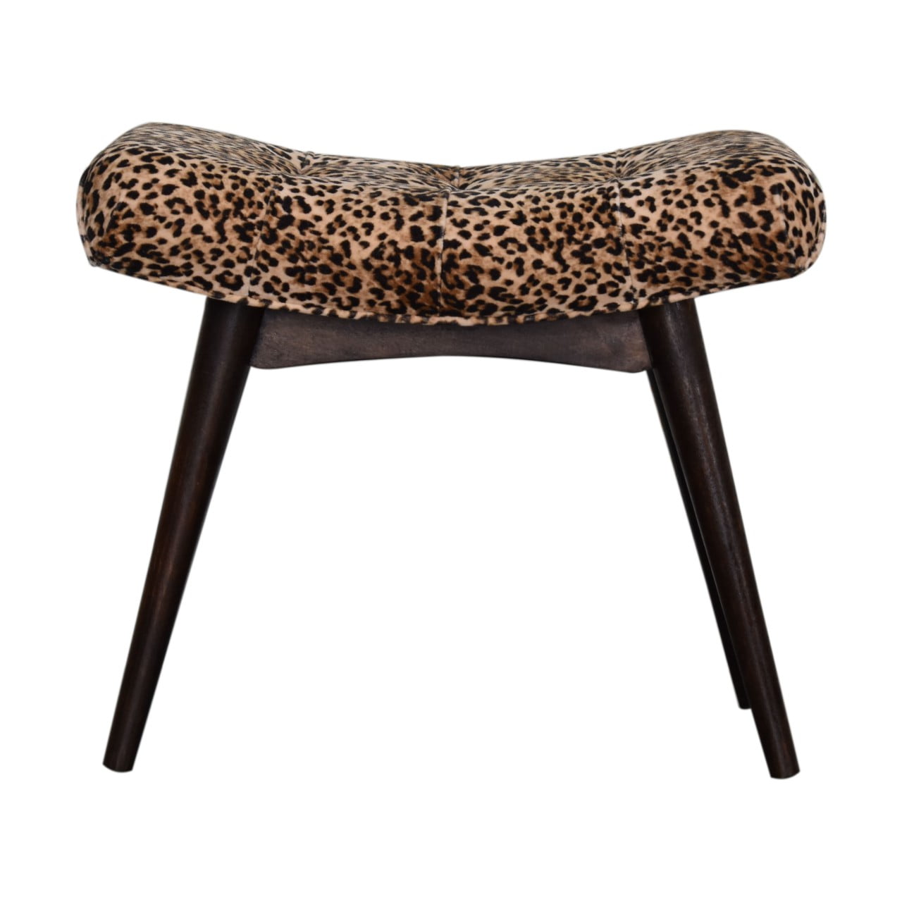 View Leopard Print Curved Bench information