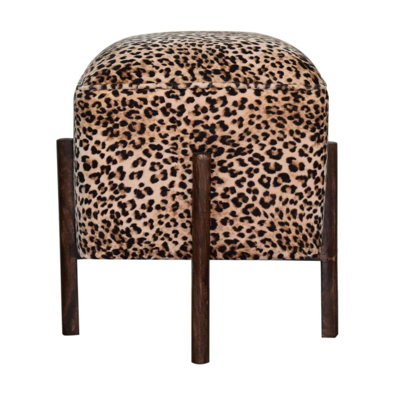 View Leopard Footstool information