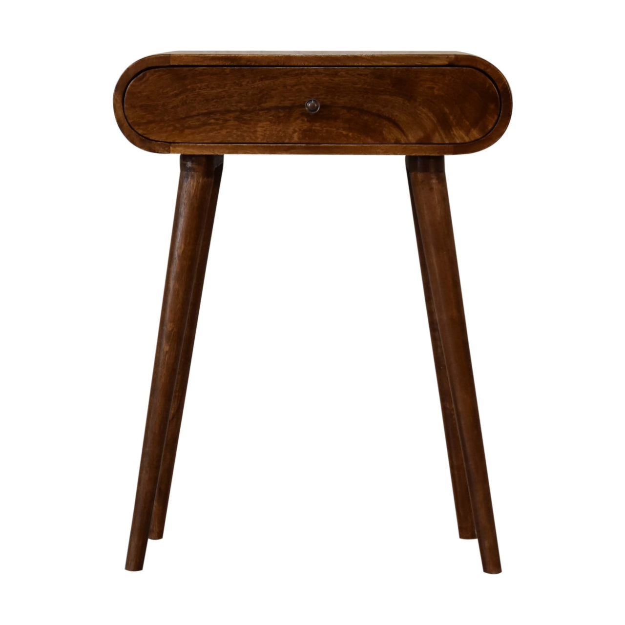 View Mini Round Chestnut Console information