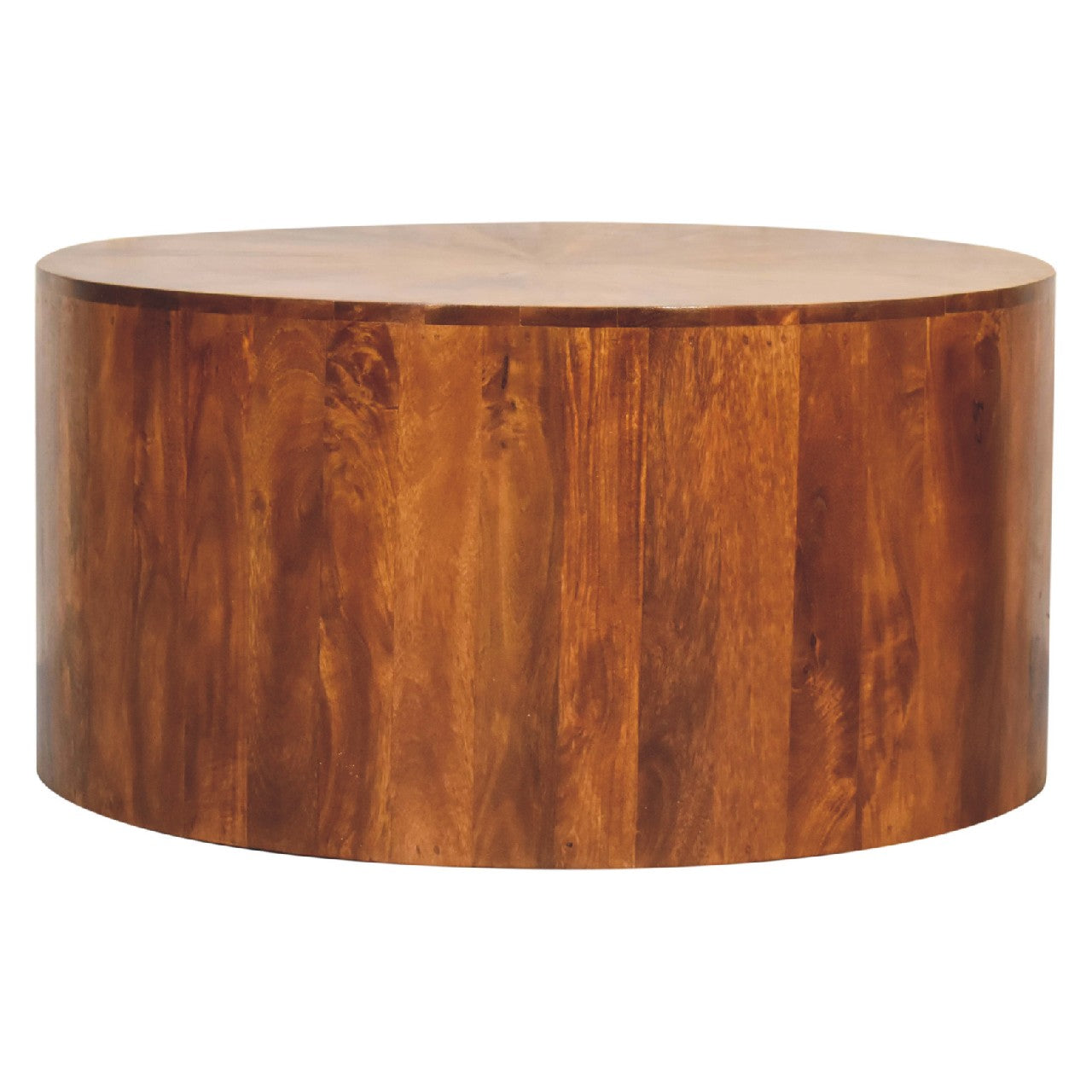 View Chestnut Round Wooden Coffee Table information