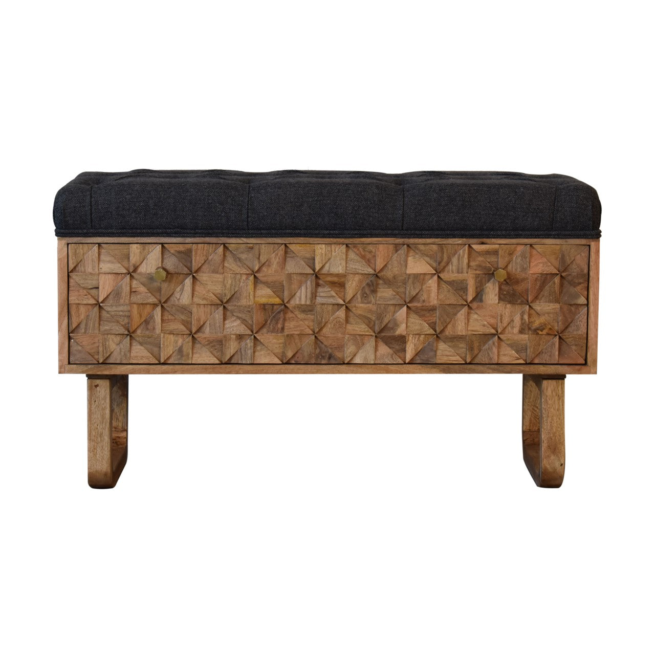 View U Black Tweed Pineapple Bench information