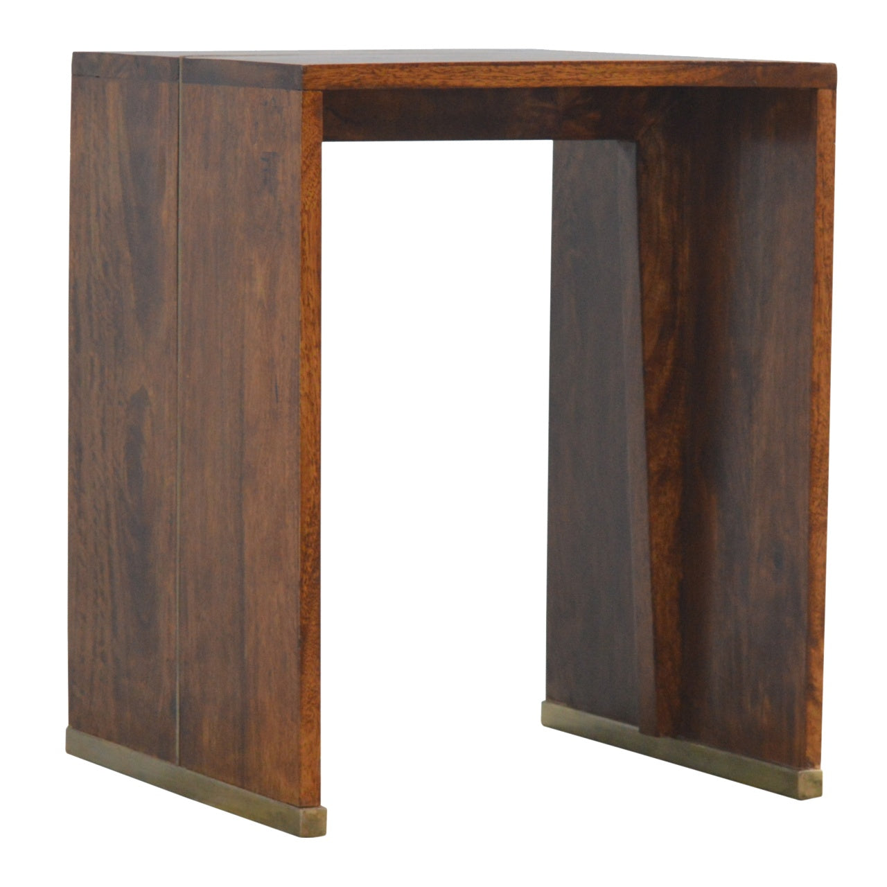 View Chestnut End Table with Gold Inlay information