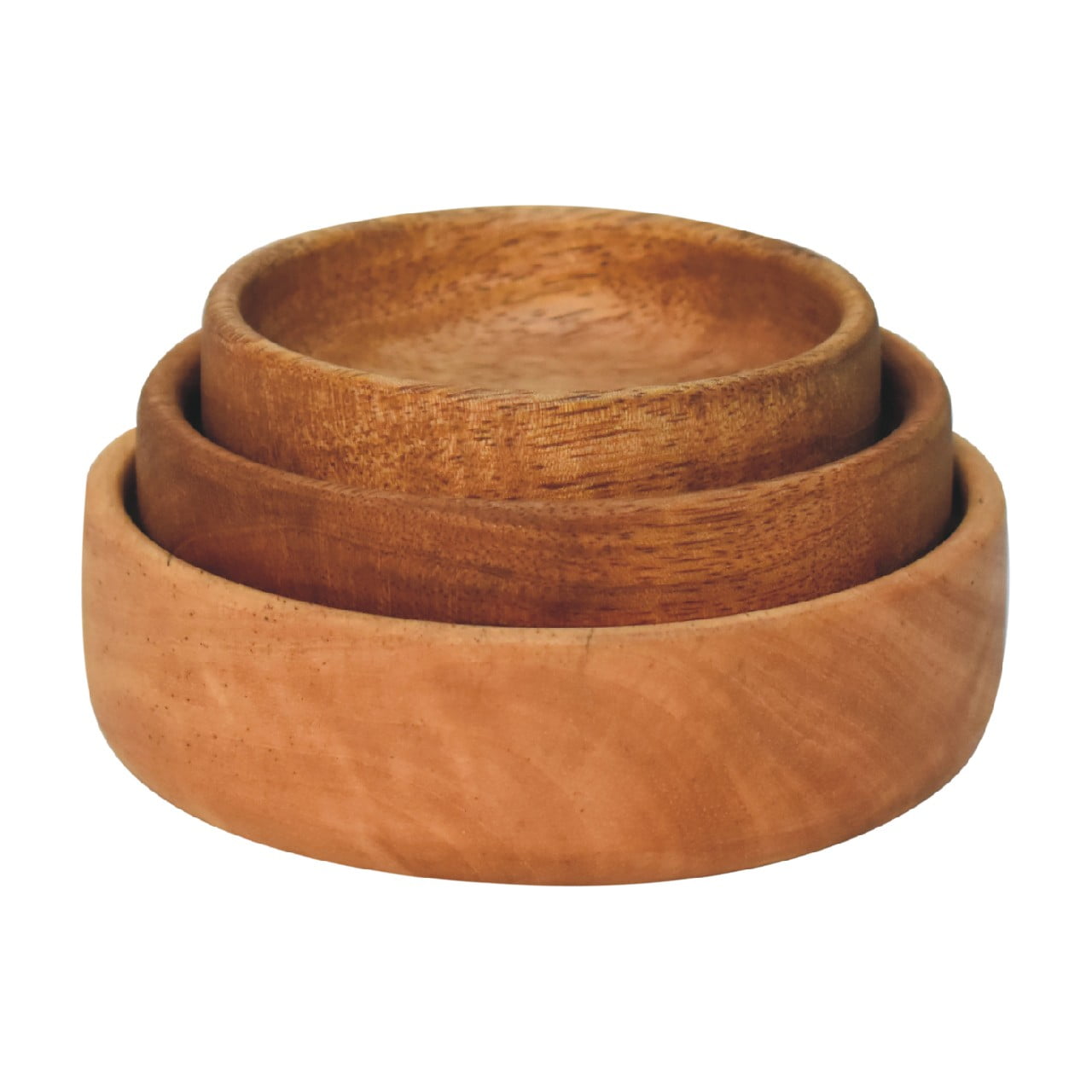 View Solid Wood Fruit Bowl Set of 3 information