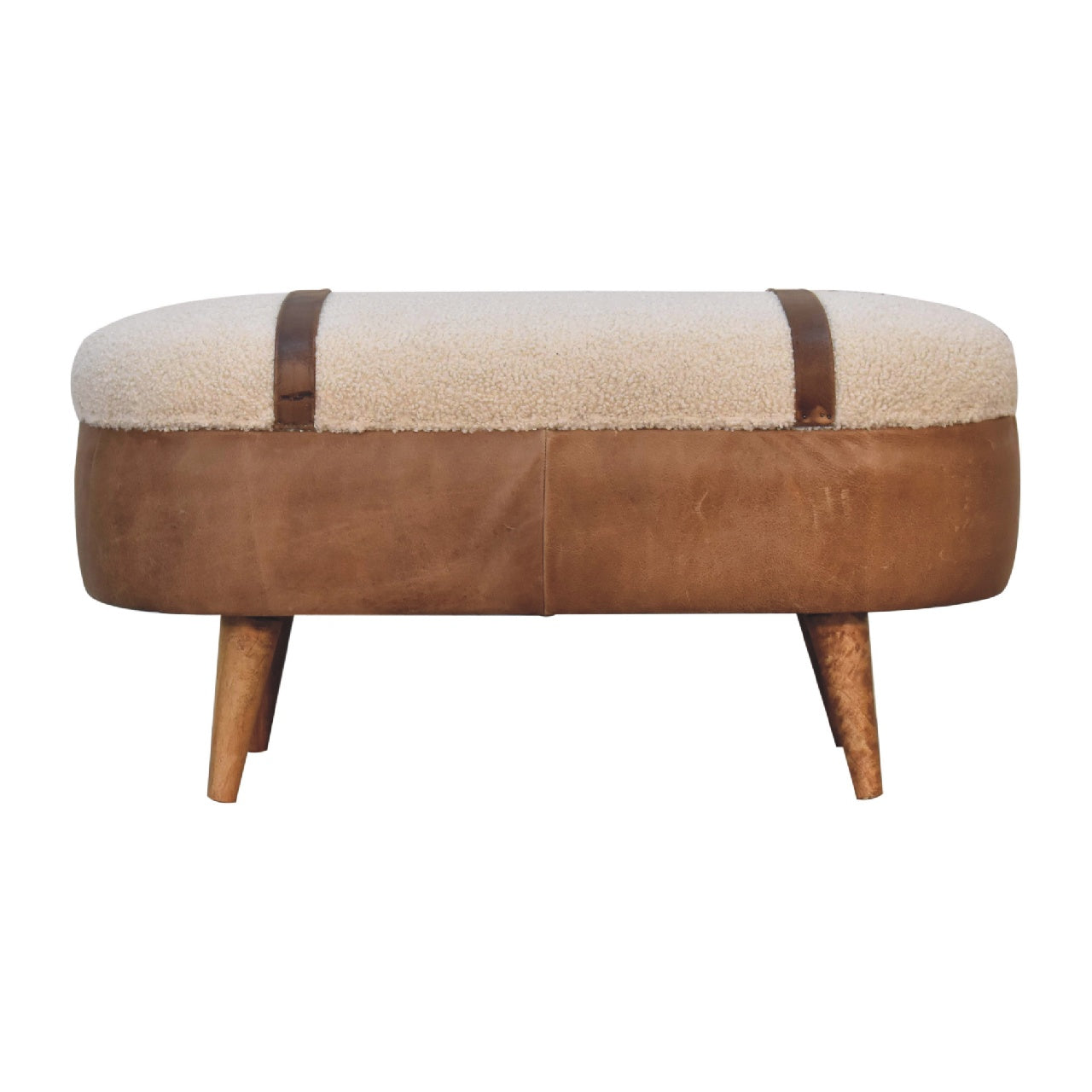 View Tan Buffalo Boucle Nordic Bench information