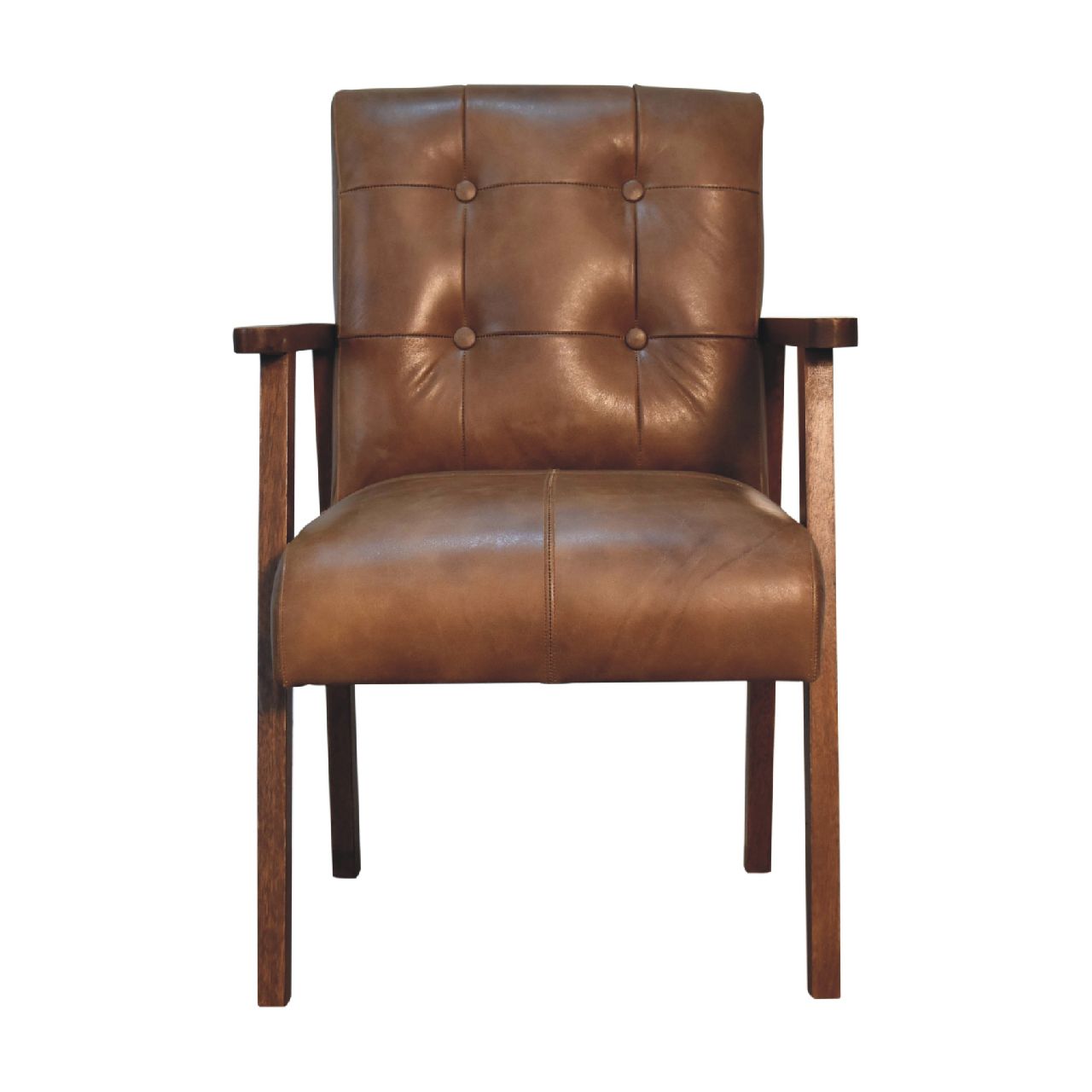 View Brown Buffalo Leather Chair information