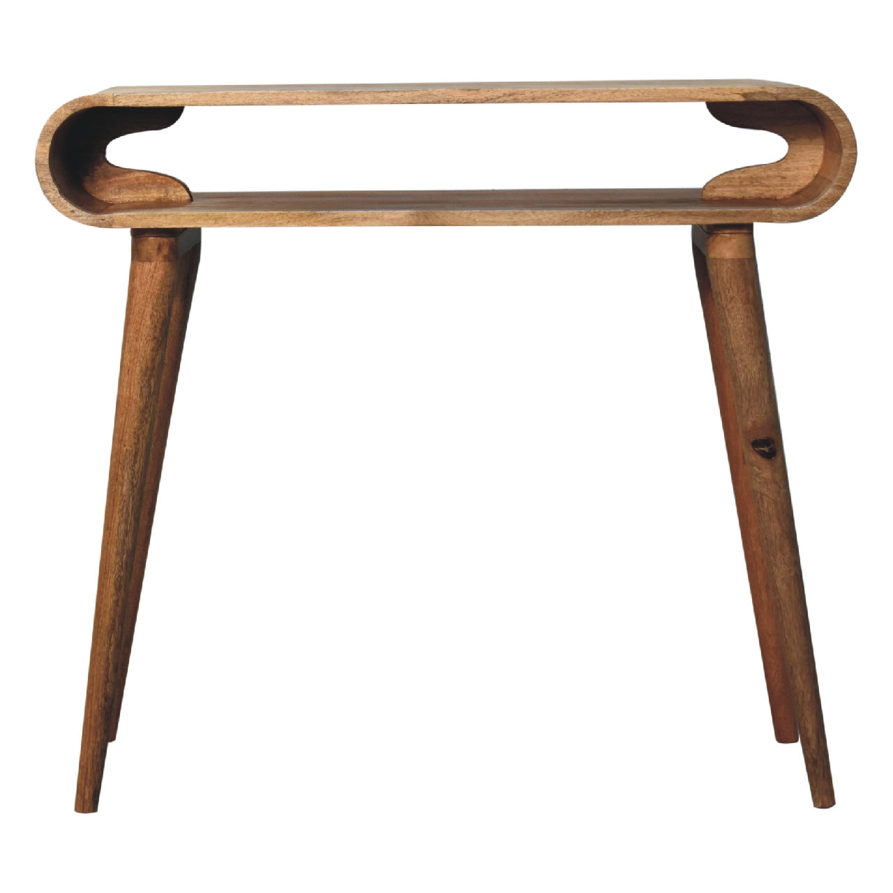 View Amaya Chestnut Nordic Style Console Table information