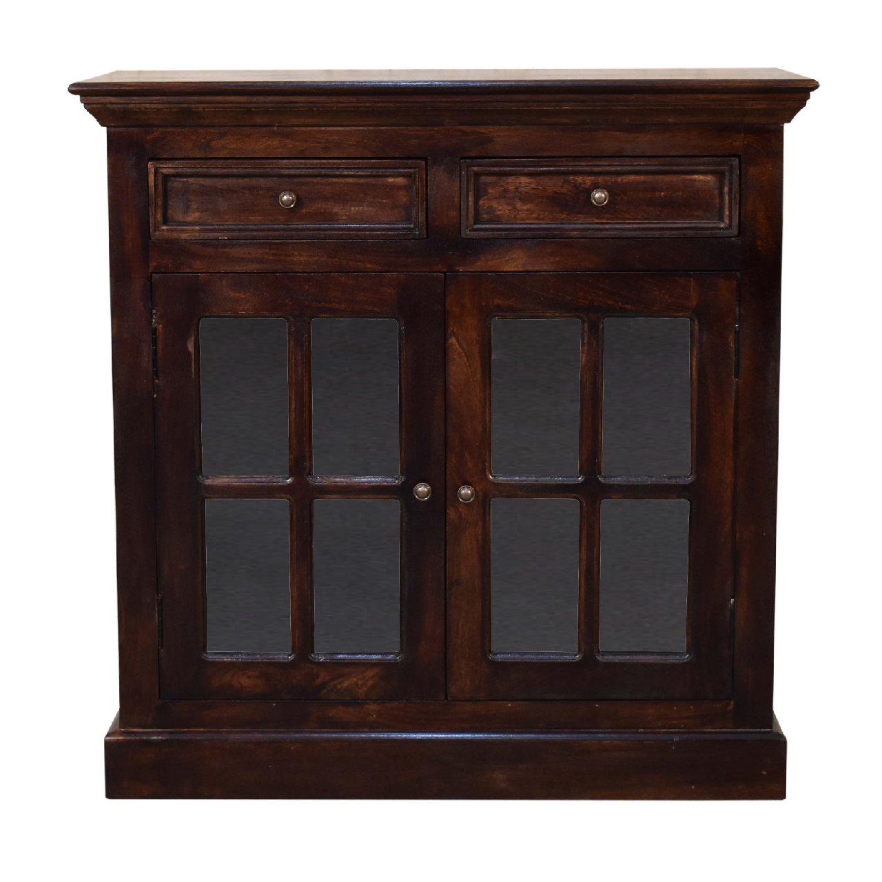 View Light Walnut Cabinet with Glazed Doors information