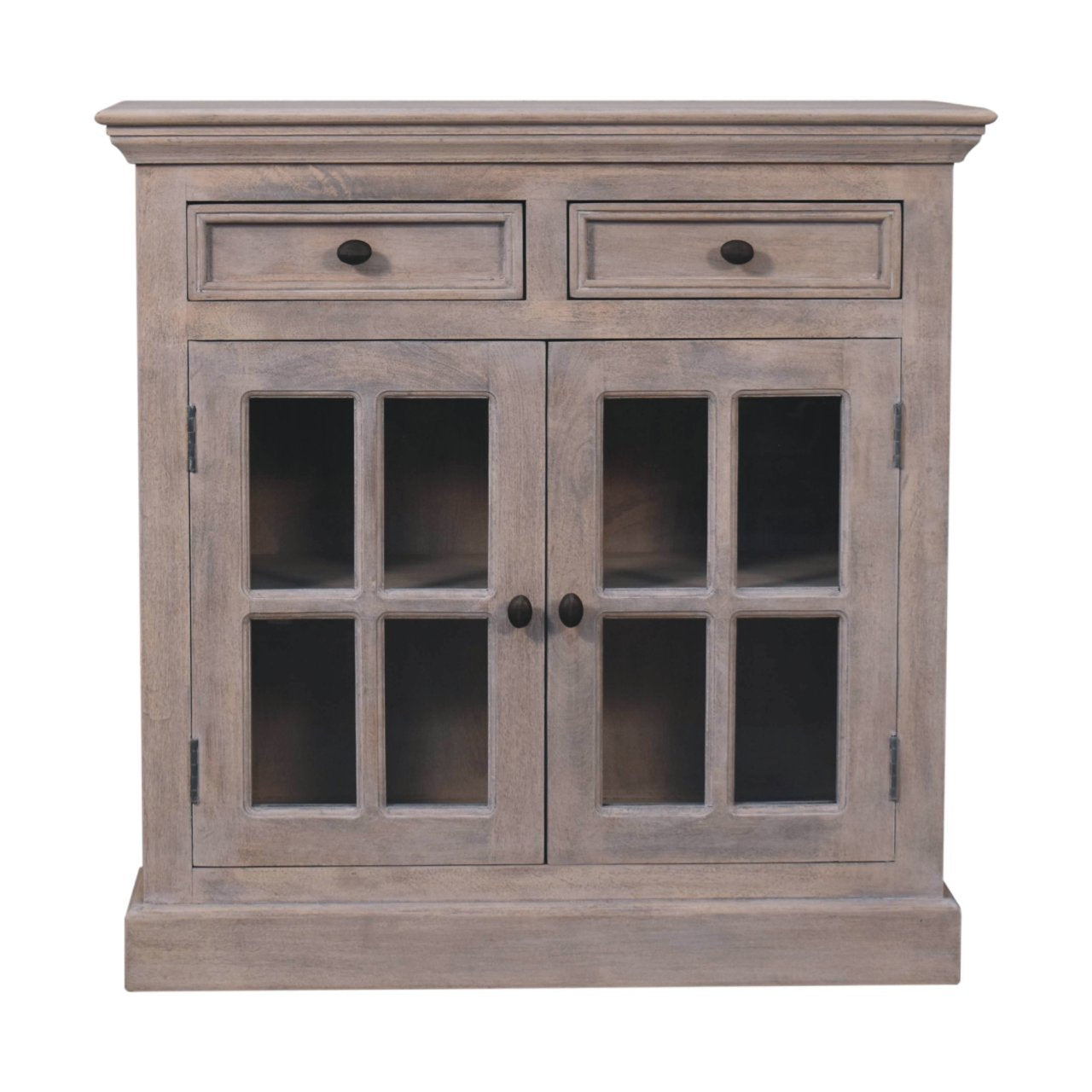 View Stone Finish Cabinet with Glazed Doors information