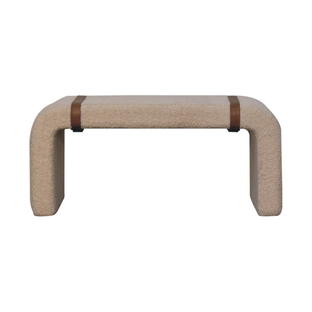 View Boucle Leather Strap Bench information