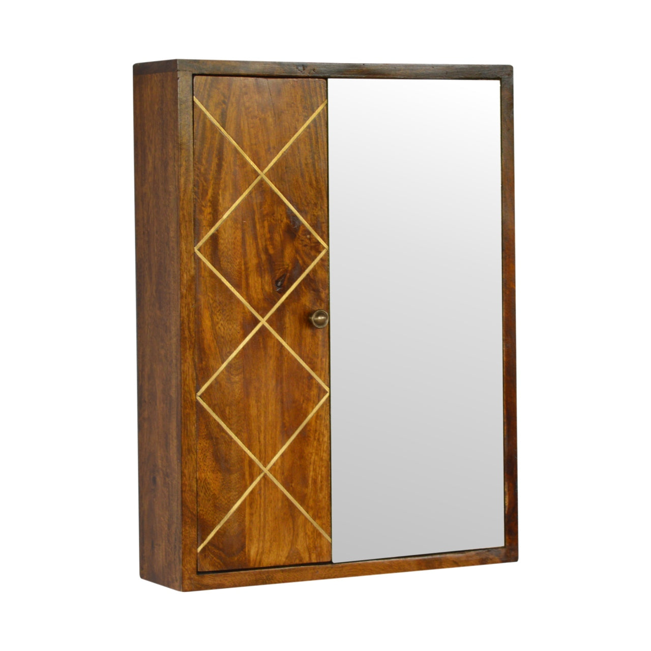 View Sliding Brass Wall Mirror Cabinet information