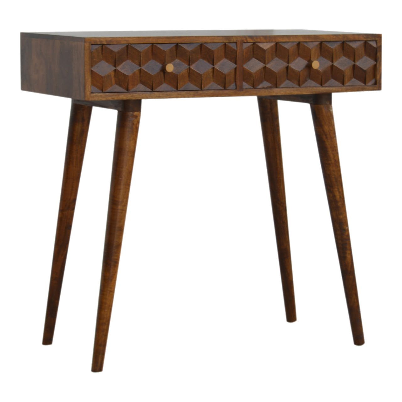 View Chestnut Cube Console Table information
