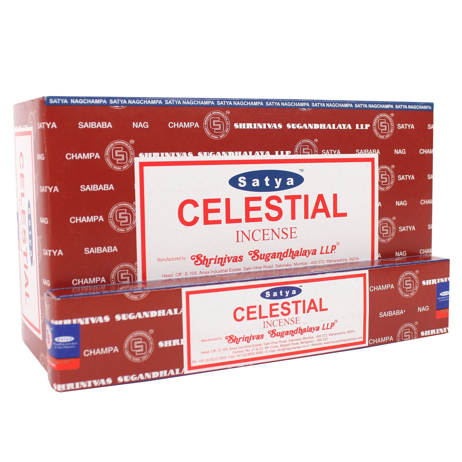 View 12 Packs of Celestial Incense Sticks by Satya information
