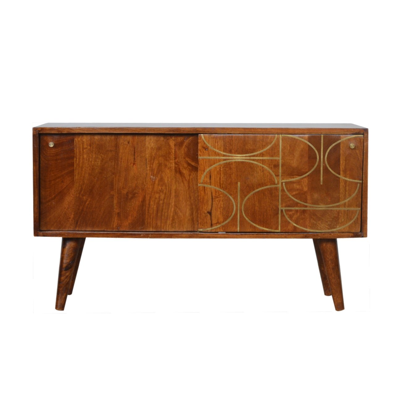 View Chestnut Abstract Inlay Sideboard information