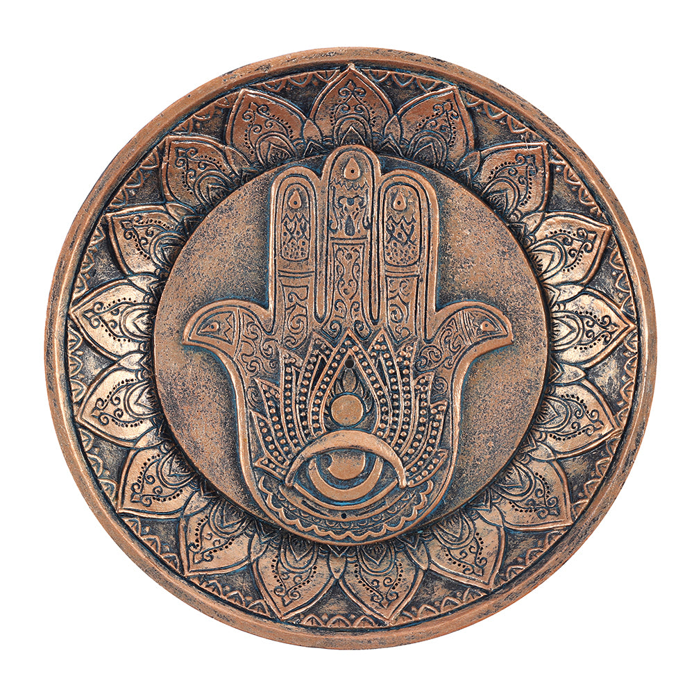 View Hand of Hamsa Incense Holder Plate information