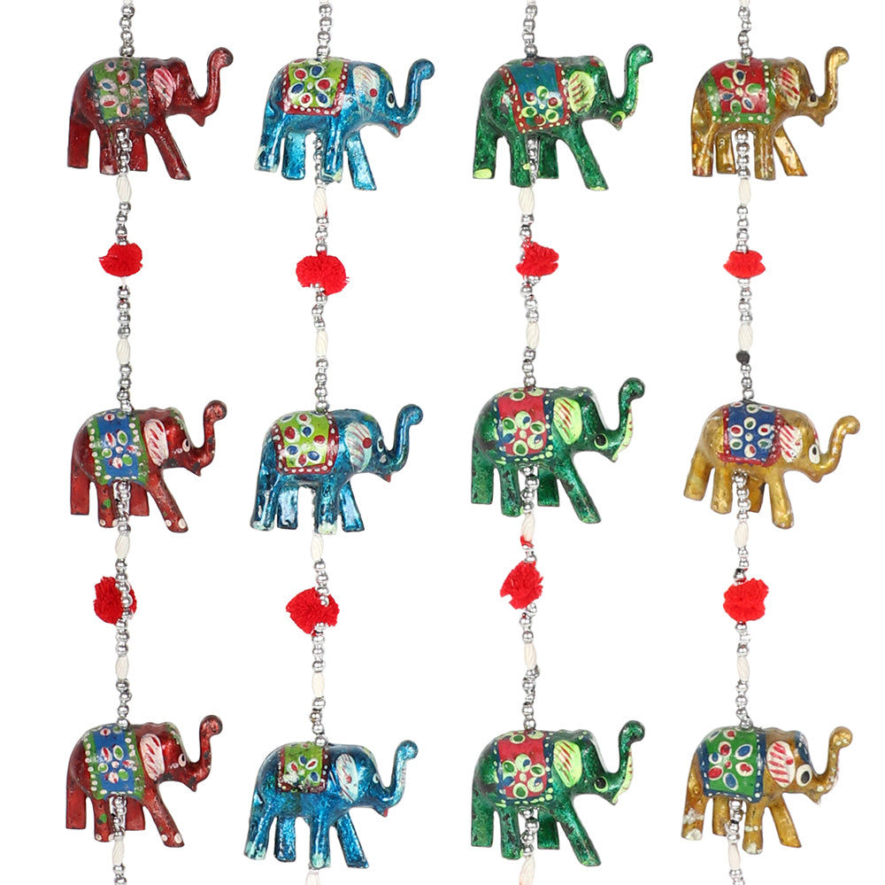 View Assorted Hanging Elephant Decoration with Bell information