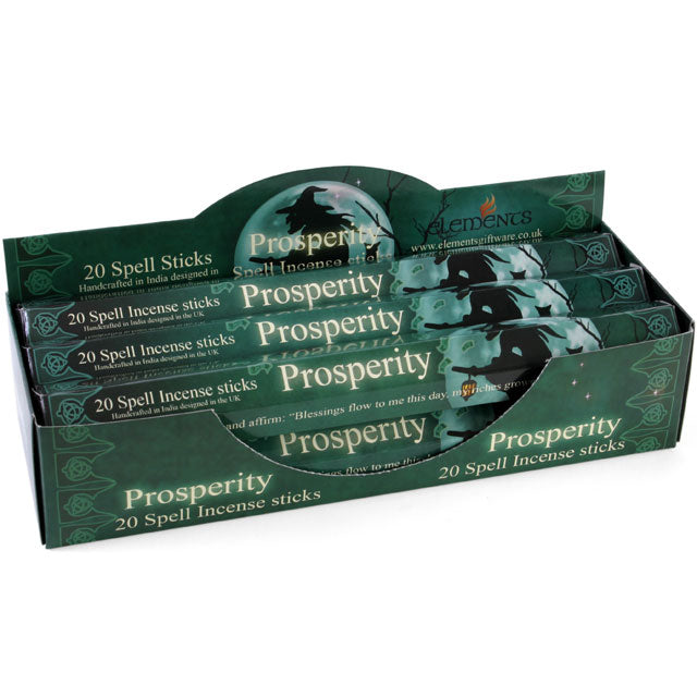View Set of 6 Packets of Prosperity Spell Incense Sticks by Lisa Parker information