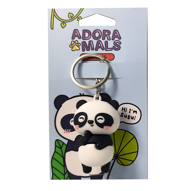 View 3D PVC Keyring Adoramals Susu the Panda information