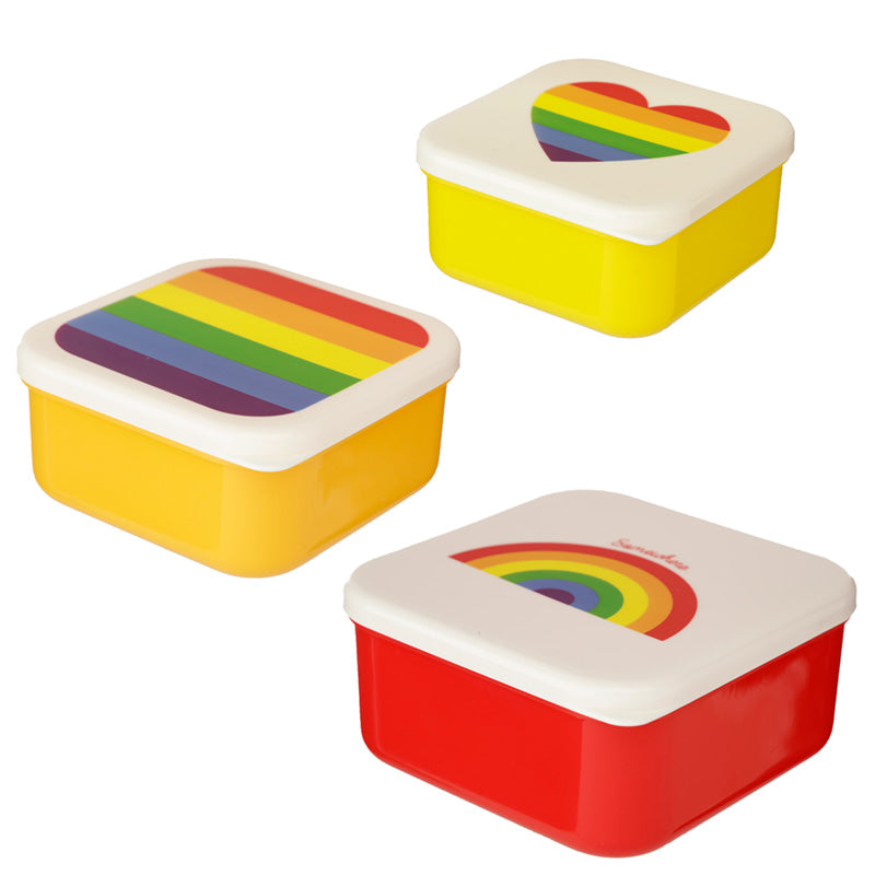 View Lunch Boxes Set of 3 SML Somewhere Rainbow information