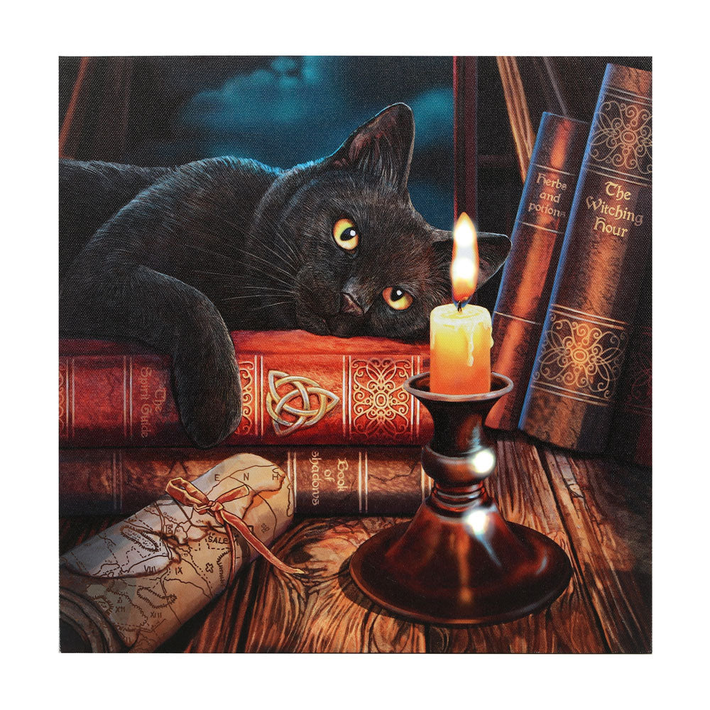 View The Witching Hour Light Up Canvas Plaque by Lisa Parker information