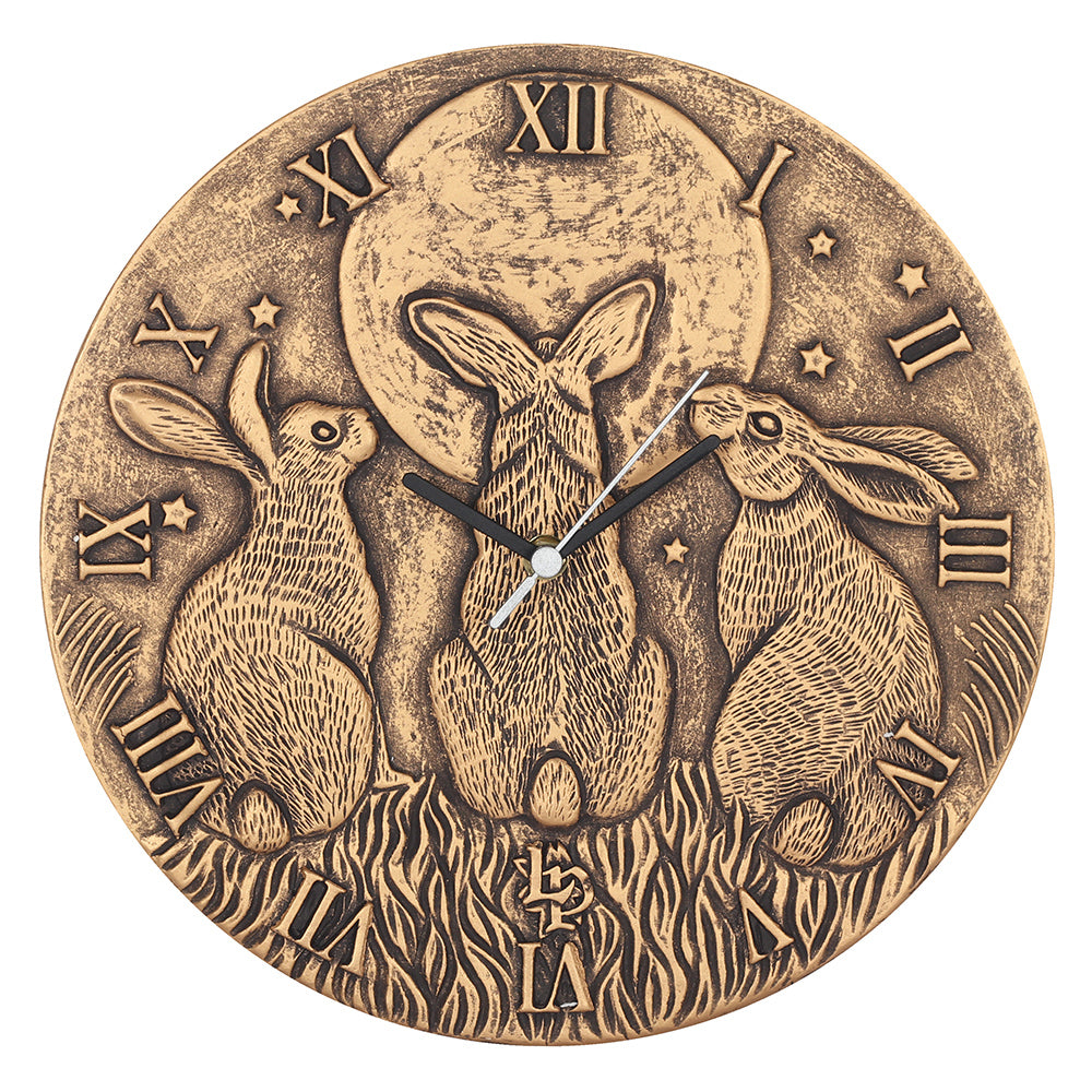 View Terracotta Moon Shadows Clock by Lisa Parker information