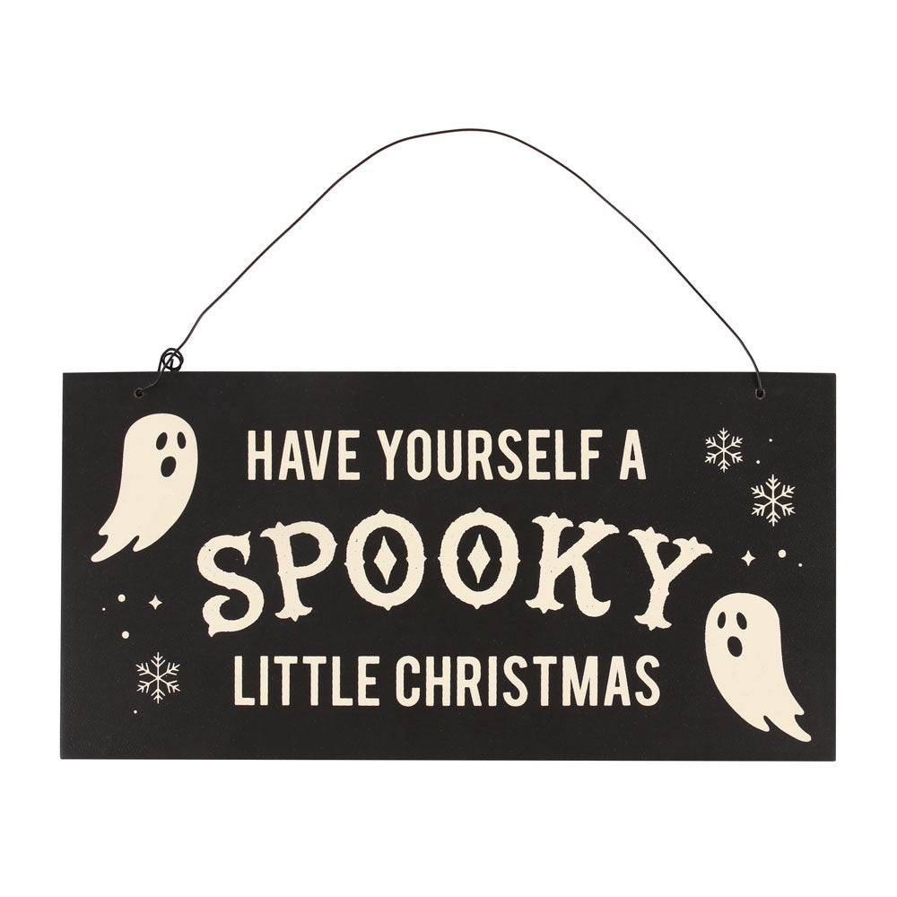 View Spooky Little Christmas Hanging Sign information
