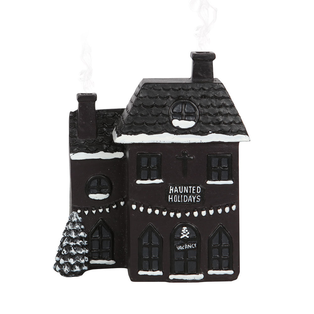 View Haunted Holiday House Incense Cone Burner information
