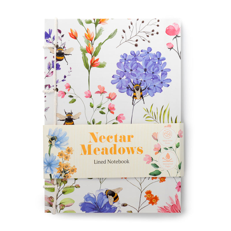 View Stone Paper A5 Lined Notebook Nectar Meadows information
