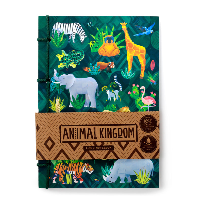 View Stone Paper A5 Lined Notebook Animal Kingdom information