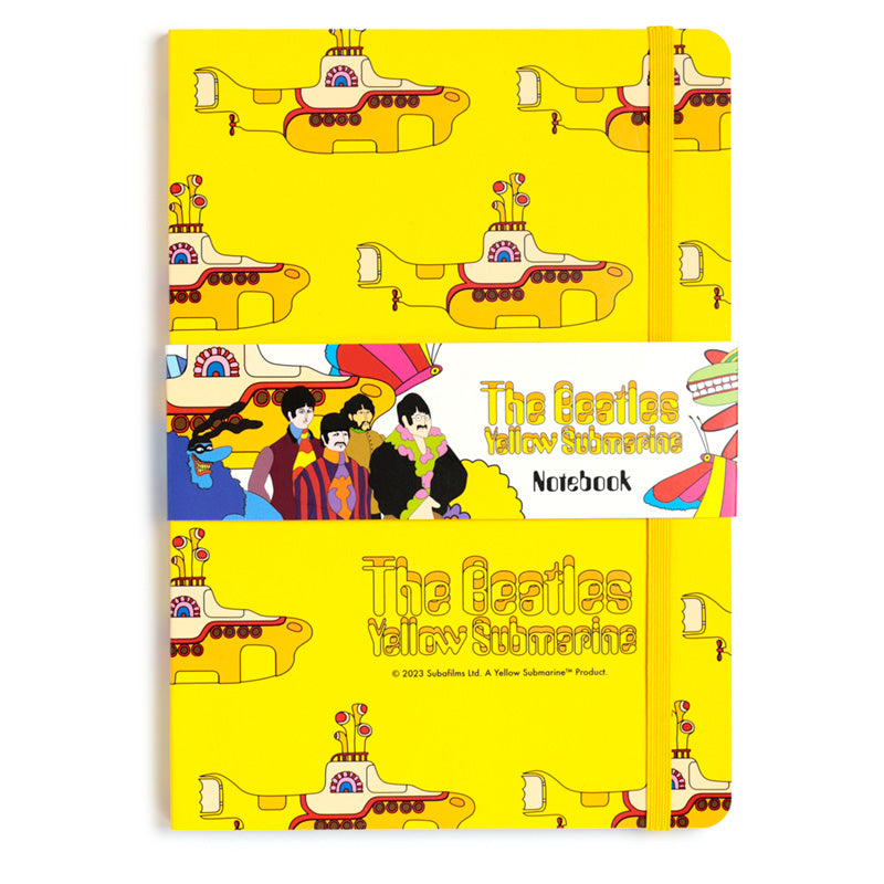 View Recycled Paper A5 Lined Notebook The Beatles Yellow Submarine information