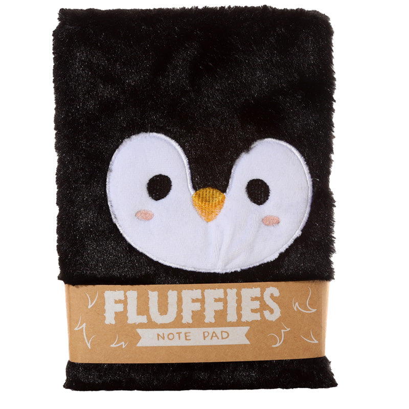 View Fluffy Plush A5 Notebook Adoramals Penguin information