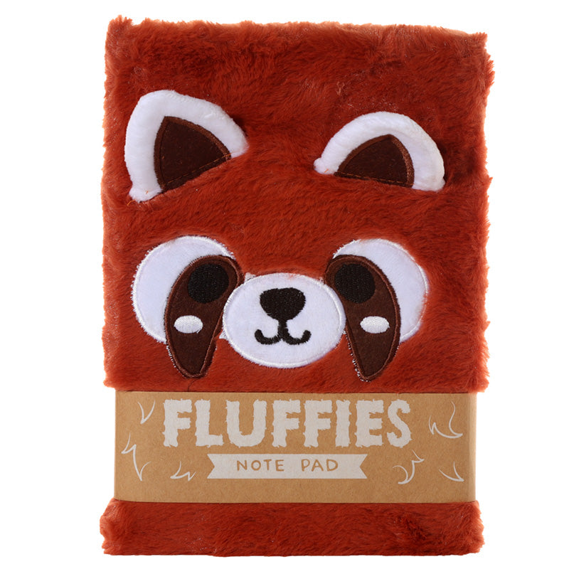 View Fluffy Plush A5 Notebook Adoramals Red Panda information