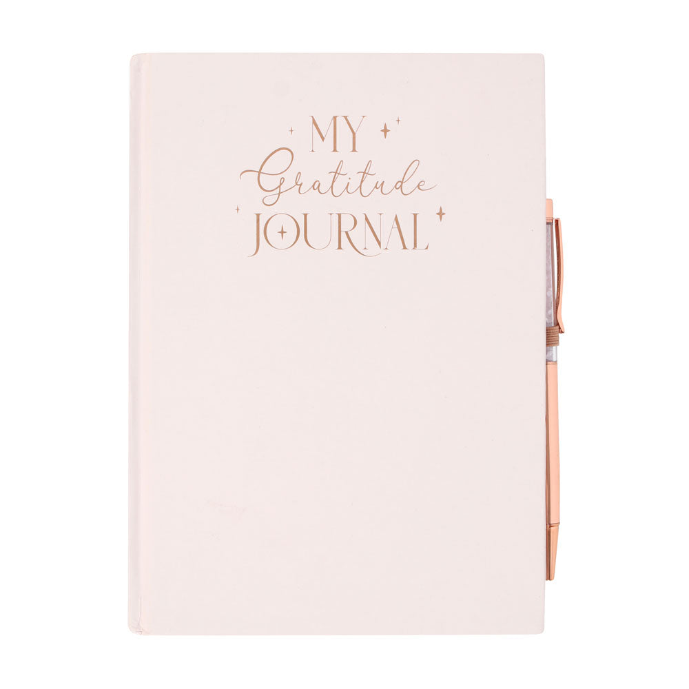 View Gratitude Journal with Rose Quartz Pen information