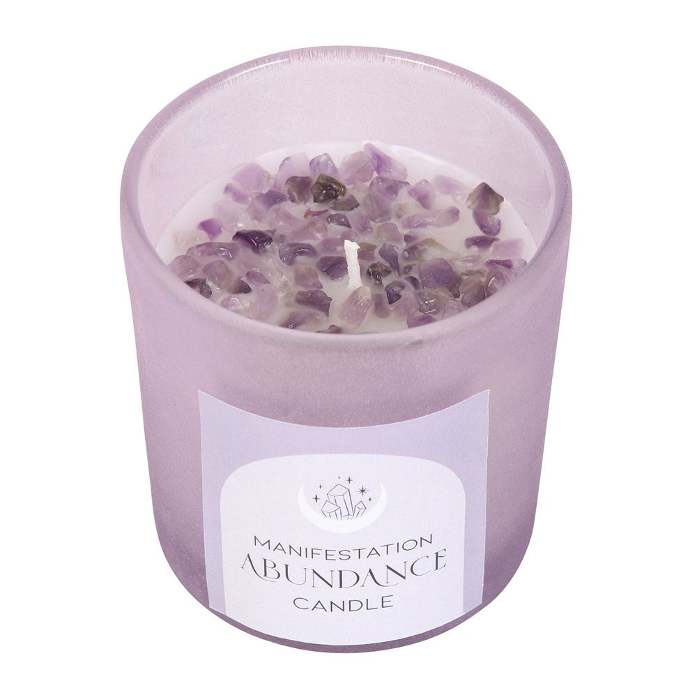 View Abundance French Lavender Crystal Chip Candle information