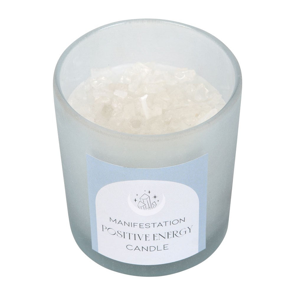 View Positive Energy White Sage Crystal Chip Candle information