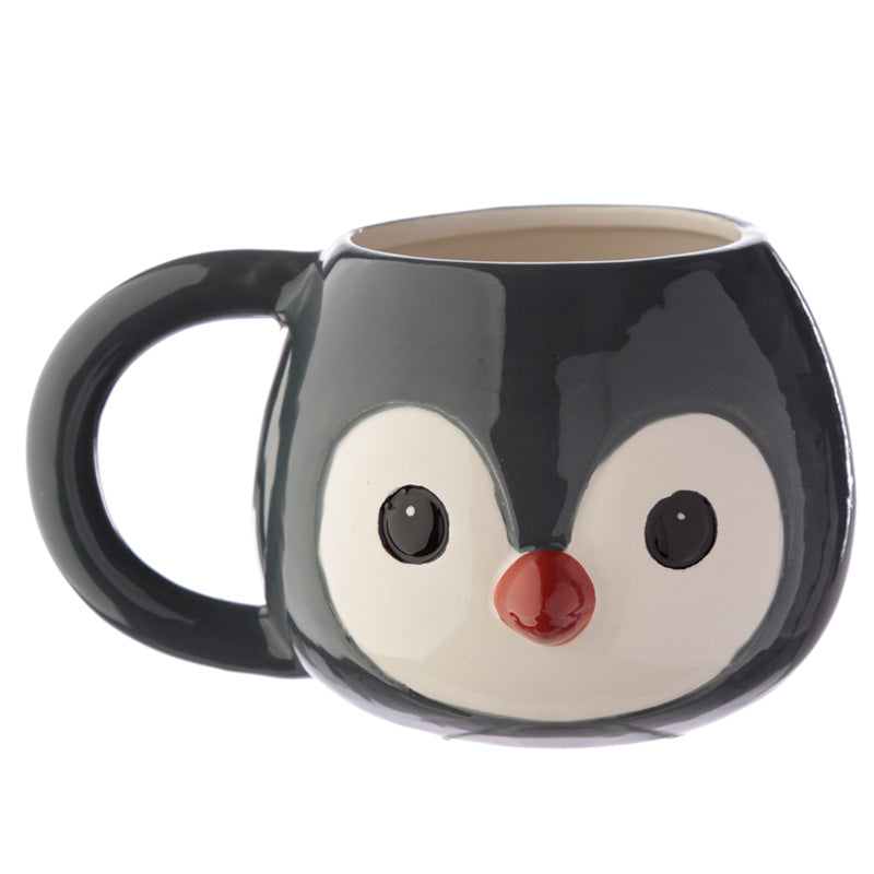 View Ceramic Shaped Head Mug Adoramals Penguin information