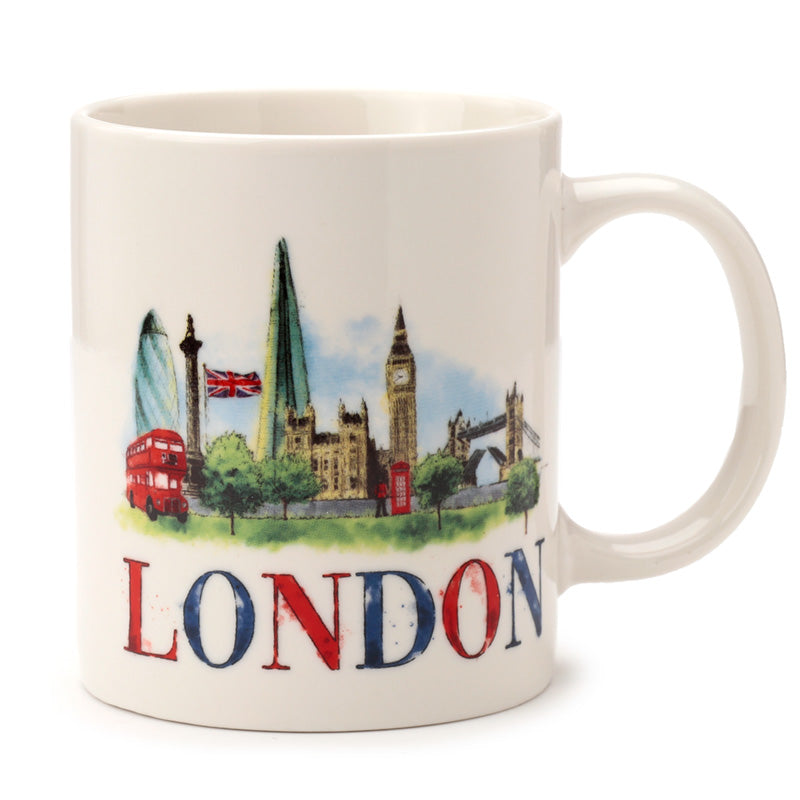 View Porcelain Mug London Scene information