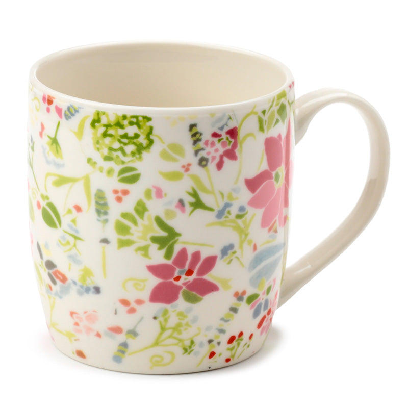 View Porcelain Mug Julie Dodsworth Pink Botanical information