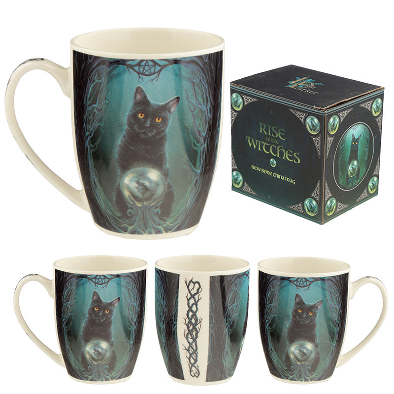 View Rise of the Witches Cat Lisa Parker Porcelain Mug information